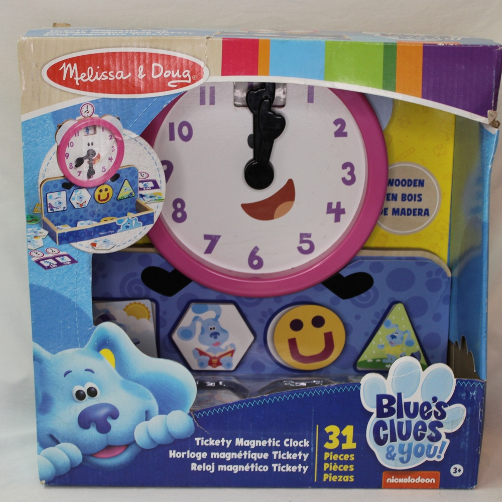 Melissa & Doug Blue's Clues & You! Tickety Magnetic Clock